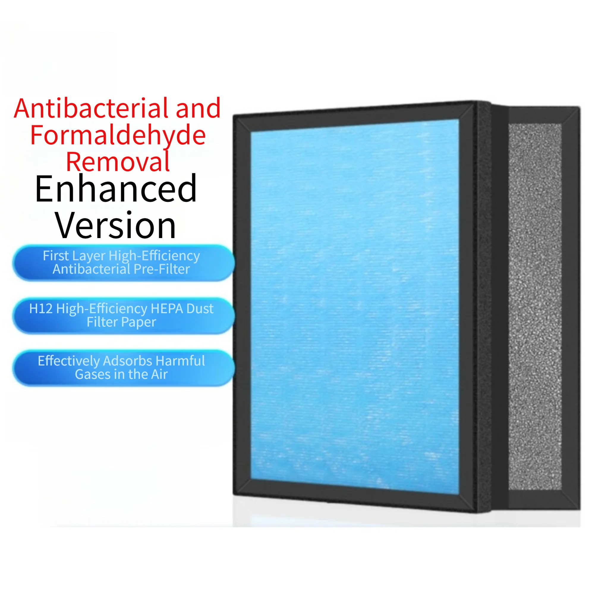 For Indoor Air Quality Activated Carbon Filter Efficient Air Purifier Filter HEPA Filter TVOC Reduction Advanced Pre-filter