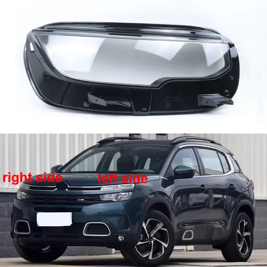 

For Citroen C5 Aircross 2017-2022 Halogen Headlight Cover Shade Headlamp Shell Transparent Lampshade Case Lens Plexiglass