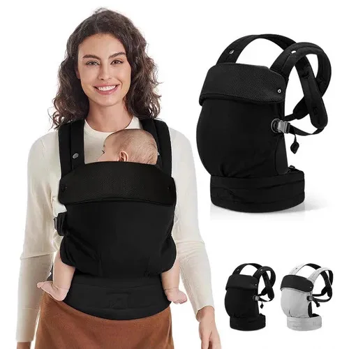 

A Must-have Tool for Traveling Free Hands Shoulder Straps Newborn Babies Front Hugging Back Hugging Baby Carrying