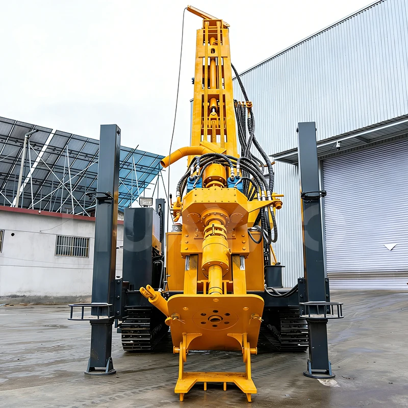 Hydraulic Crawler Reverse Circulation Drilling Rig Suitable for Mineral Exploration with Motor Core Pump Assembly