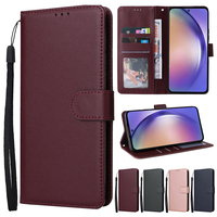 Wallet Card Stand Magnetic Flip Leather Case For Samsung Galaxy A05s A12 A13 A14 A15 A24 A32 A33 A34 A35 A51 A52 A53 A54 A55 A71