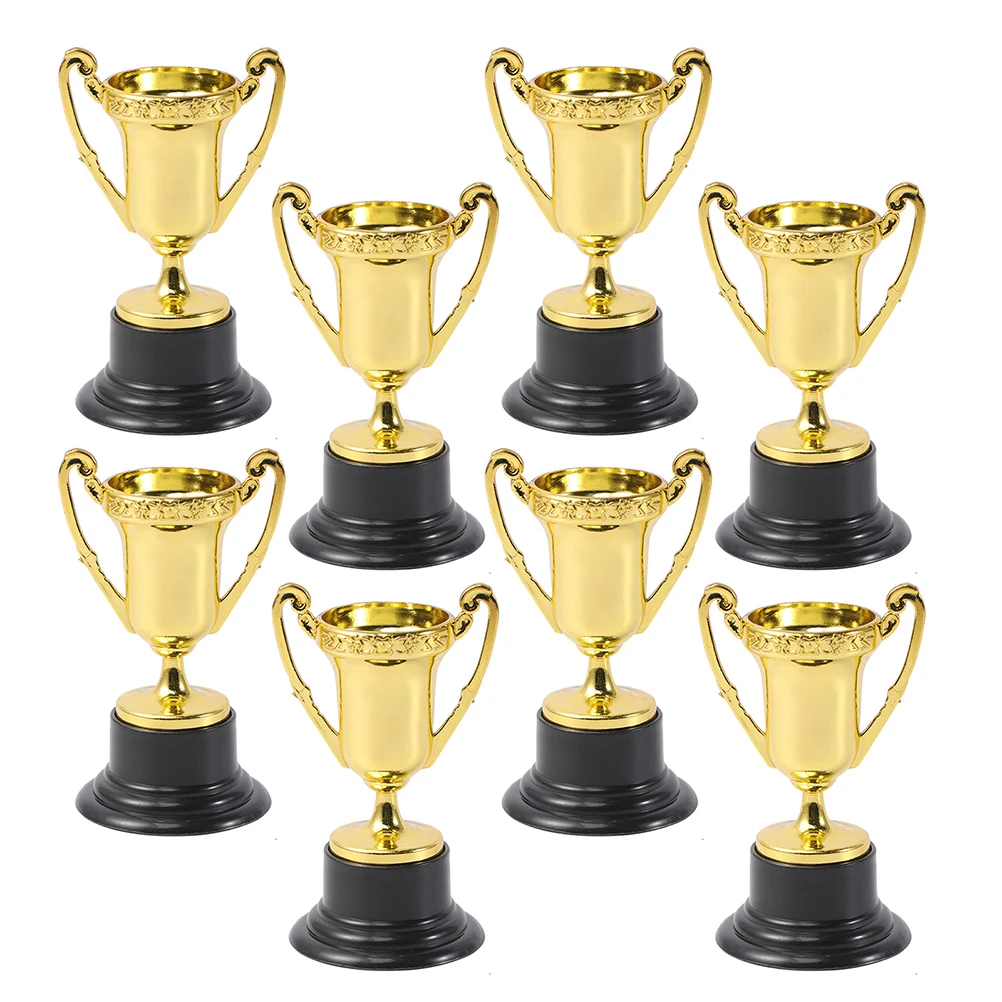 

10 Pcs Mini Plastic Trophy for Kids Small Decorative Child Party Game Prizes Classroom Rewards Lightweight Portable