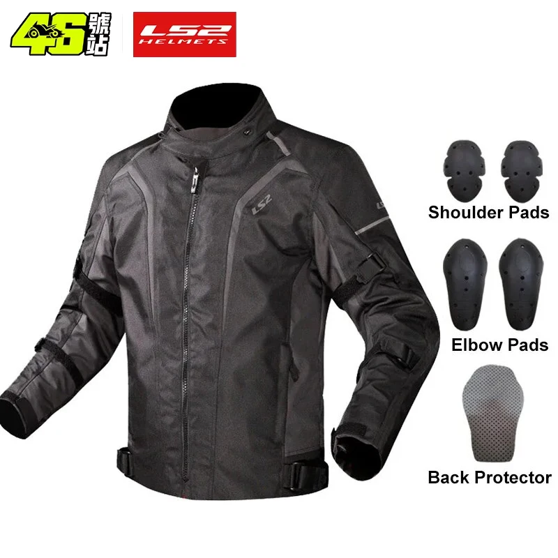 

LS2 MJ145 Motorcycle Jacket Moto Racing Riding Clothing Armor Breathable Men Women Motocross Soft Armor Clothing CE Certified