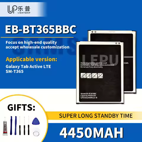 EB-BT365BBC 4450mAh New Original Battery for Galaxy Tab Active LTE Lithium Battery Galaxy Tab T365 Tablet Replacement Battery