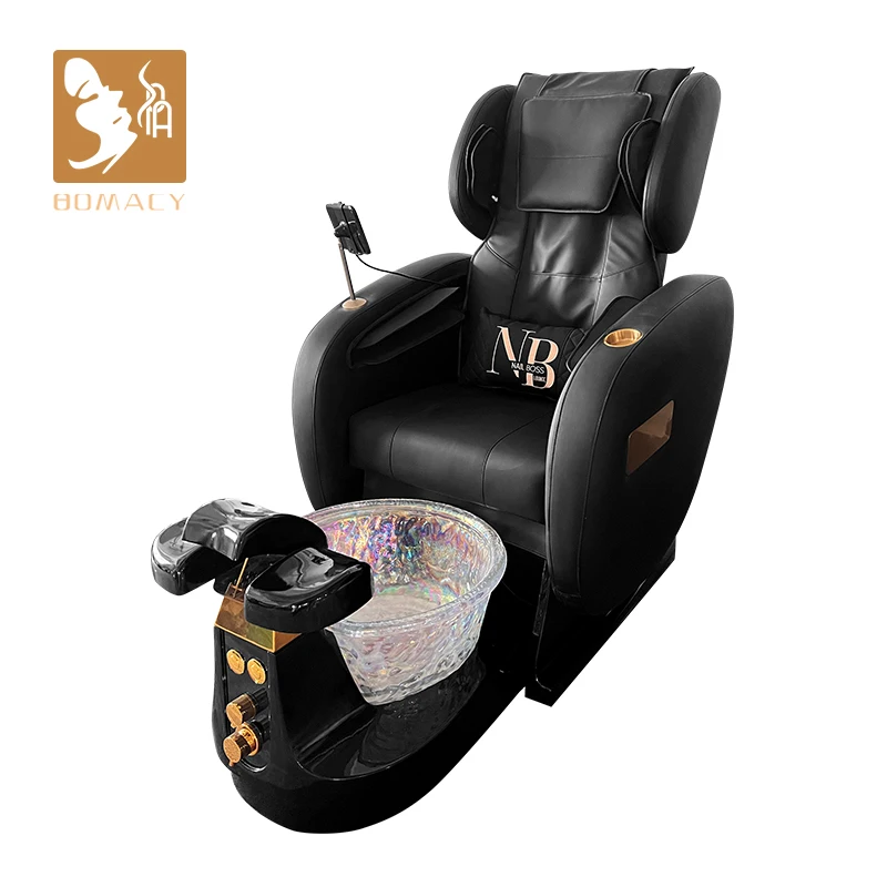 

Bomacy High-Grade Multi-Functional Pedicure Spa Chair Custom Colors with Vibration Massage PU Leather for Nail Salons