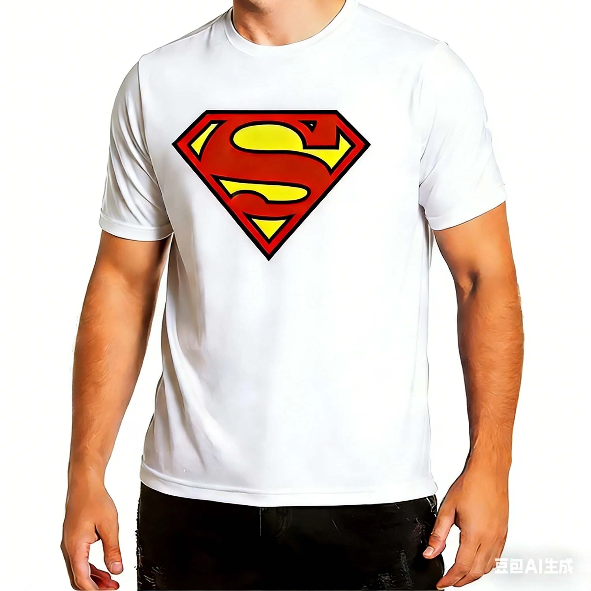 2026 Nieuwe Klassieke Batman & Superman Print Katoen Heren T-shirt Zomer Korte Mouw Streetwear Tees Casual Plus Size Unisex Tops