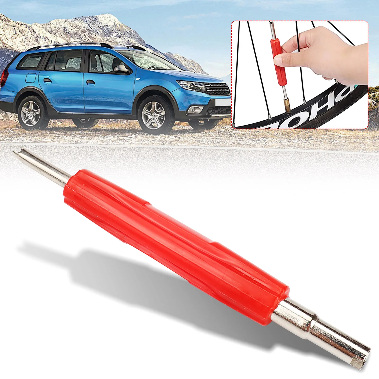 

1 Pcs Car Motorcycle Bike Tire Screwdriver Valve Stem Core Remover Insertion Repair Tool By 2 Ways Practical Car Styling