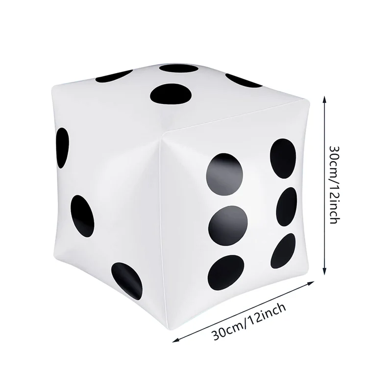 【RECOMENDAR】9 Pack Jumbo Inflatable Dice 12 Inch Giant Inflatable Jumbo Dice Large Inflatable Dice For Game Pool