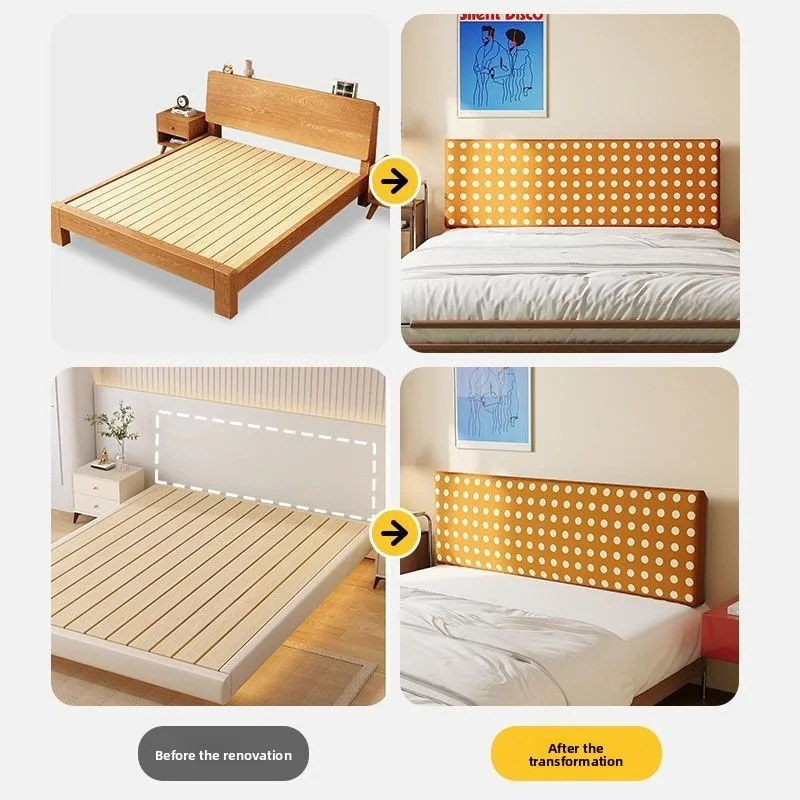 All-inclusive bedside cushion transformation No bedside artifact Tatami thin anti-collision soft bag cushion