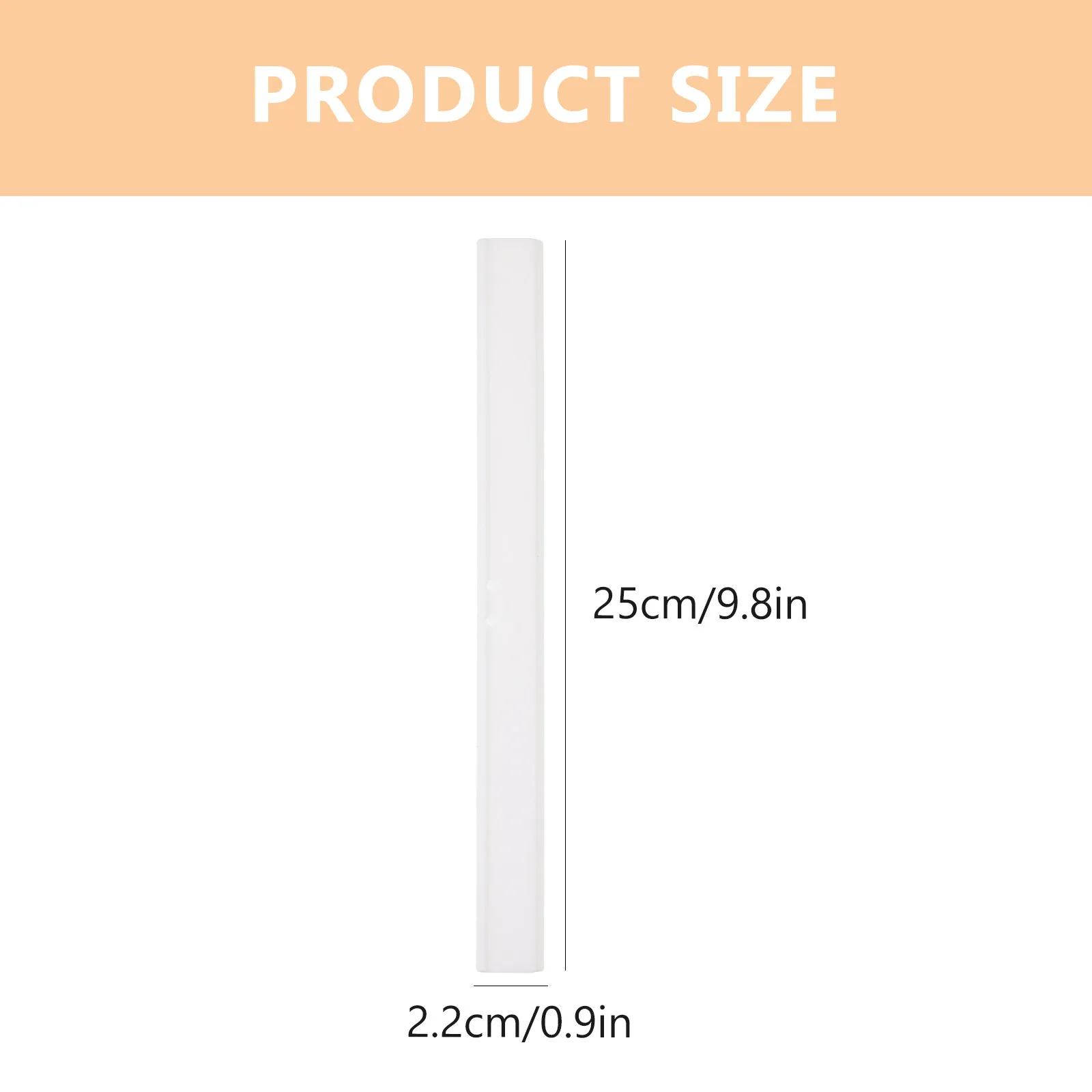 2Pcs Professional Grade Squeegee Rubber Strip Replacement for Window Shower Cleaning Silicone Rubber Refill Blades Long Service