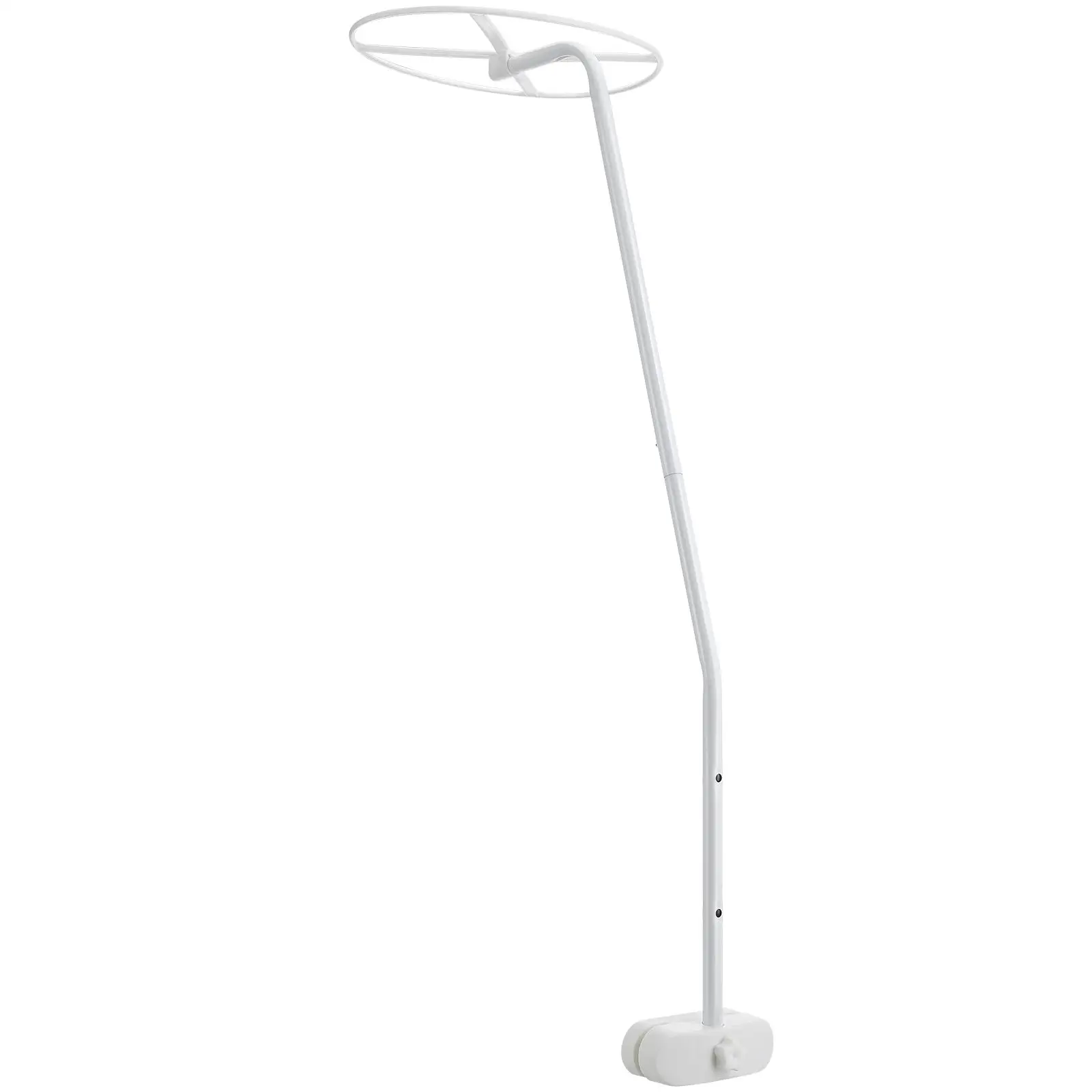 

Baby Mosquito Bracket White Steel Pipe Crib Canopy Bracket Crib Canopy Holder Excellent Load Newborn Bed