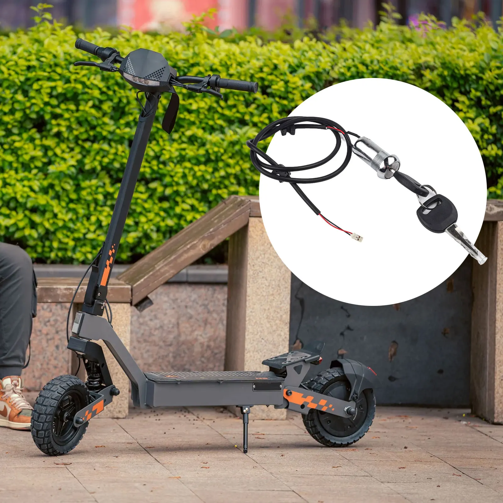 

Electric Lock For KuKirin G4 Scooter With 2 Keys Secure For Access Protect Against Theft Waterproof Convenient Security Upgrade