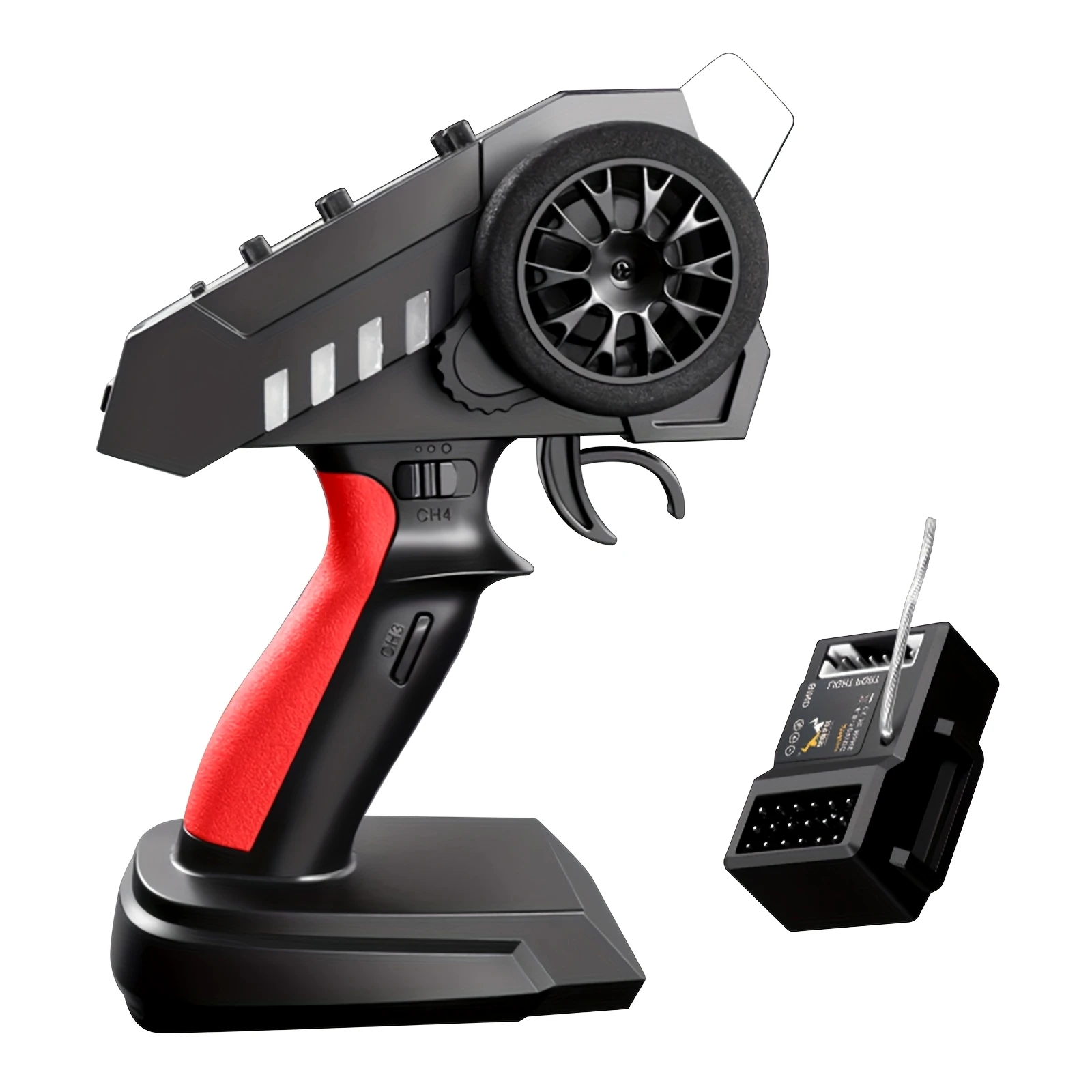

6CH 2.4GHz RC Car Controller Digital Remote Control Transmitter With Receiver For 1/8 1/10 1/12 1/14 1/16 RC Car SCX10 TRX4