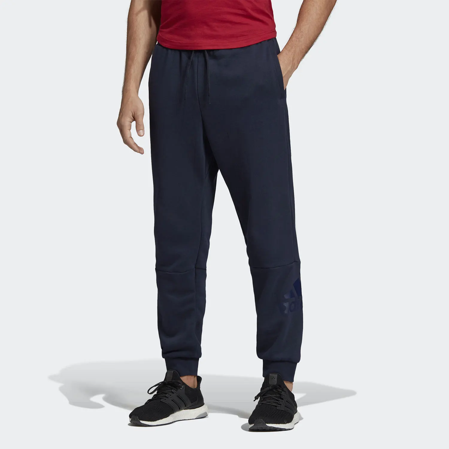 

Мужские трикотажные брюки Adidas Originals с завязками на манжетах EB5252