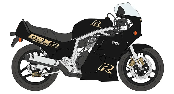 Hasegawa 1:12 GSX-R750 (H) (GR71G) 21749 Motorcycle Limited Edition Static Assembly Model Kit Toys Gift