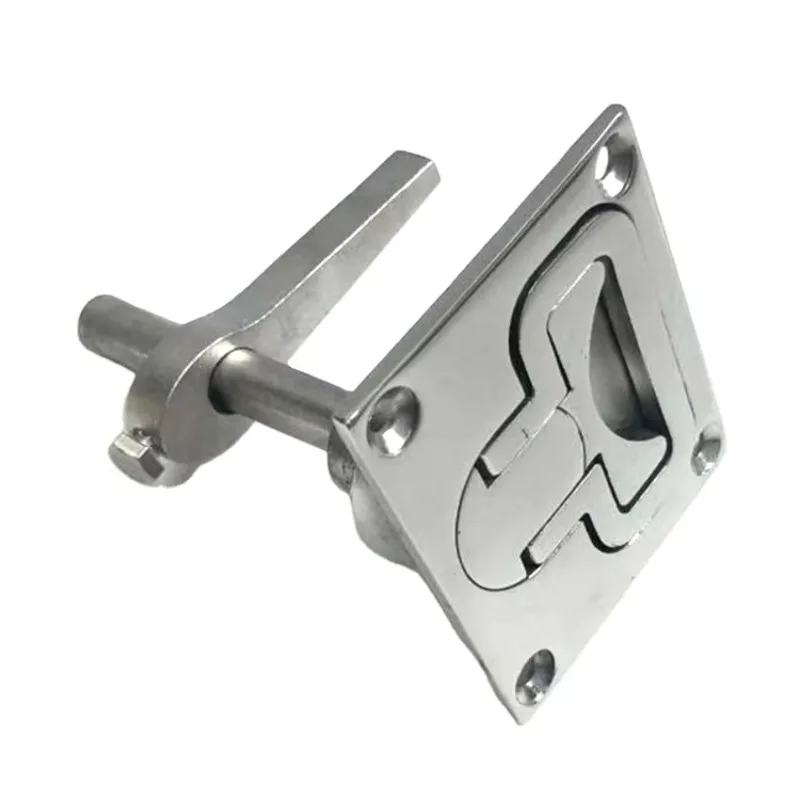 STTL Boat Accessories Best Selling 316 Stainless Steel Polished Turning Lock Lift Handle Marine Turning Lock Boat Supplies