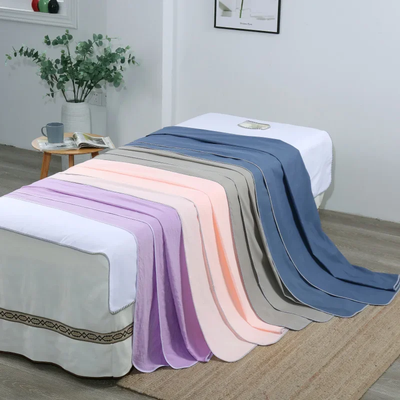 1pcs Skin-friendly Cotton Beauty Salon Bed Sheet Massage Bedspread SPA Tuina Breathable Wrinkle-resistant Bed Cover