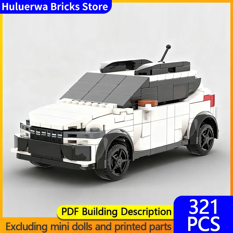 

Модель скоростного гоночного автомобиля MOC, строительные кирпичи Sandero Stepway, компактный внедорожник, модульная технология, детские праздничные подарки, сборные игрушки