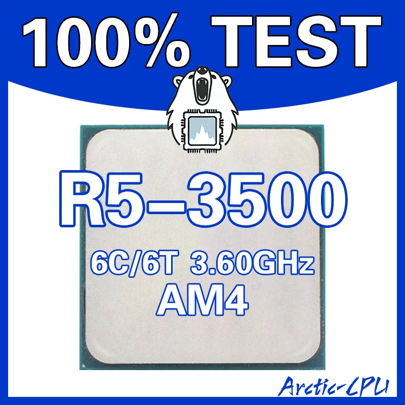 R5-3500 Arctic-CPU 100% TEST 6C/6T·3,60GHz AM4