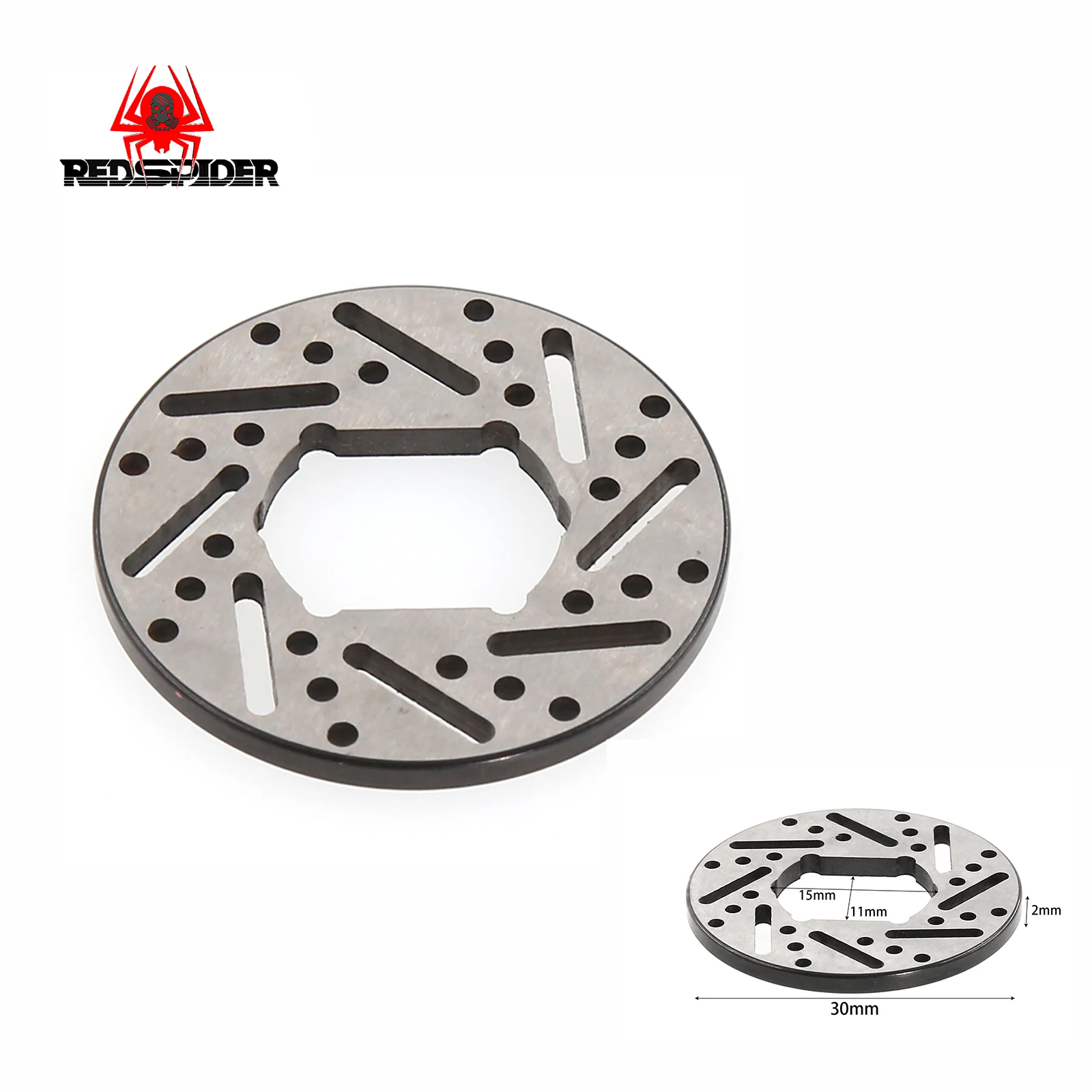 

1Pcs New Metal Brake pads for RC Car Kyosho off-road Remote Control Vehicle IF415 Brake Rotor (30mm/MP9)