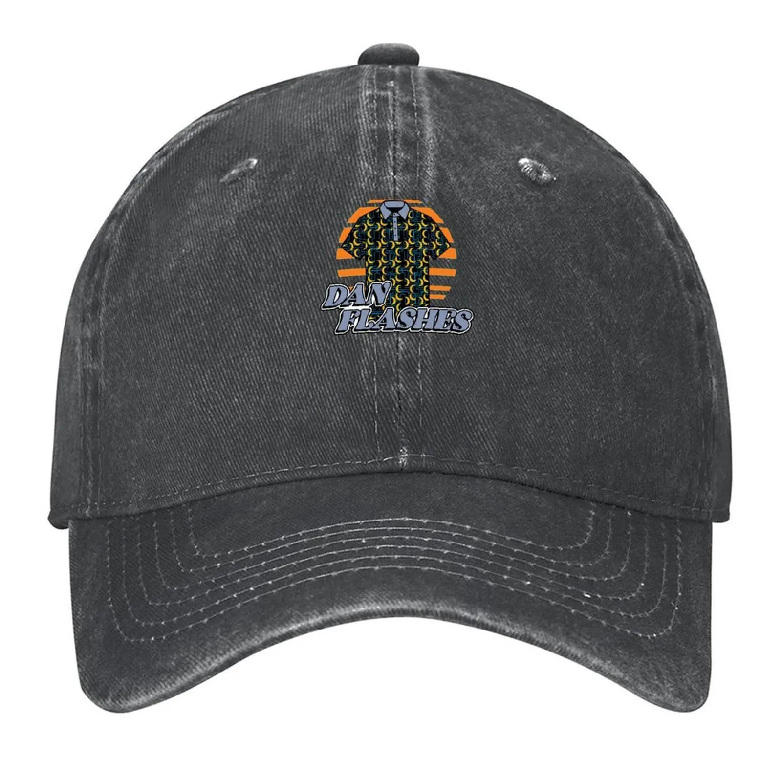 

Dan Flashes Baseball Cap beach hat Hat Man For The Sun funny hat Vintage Mens Hats Women's