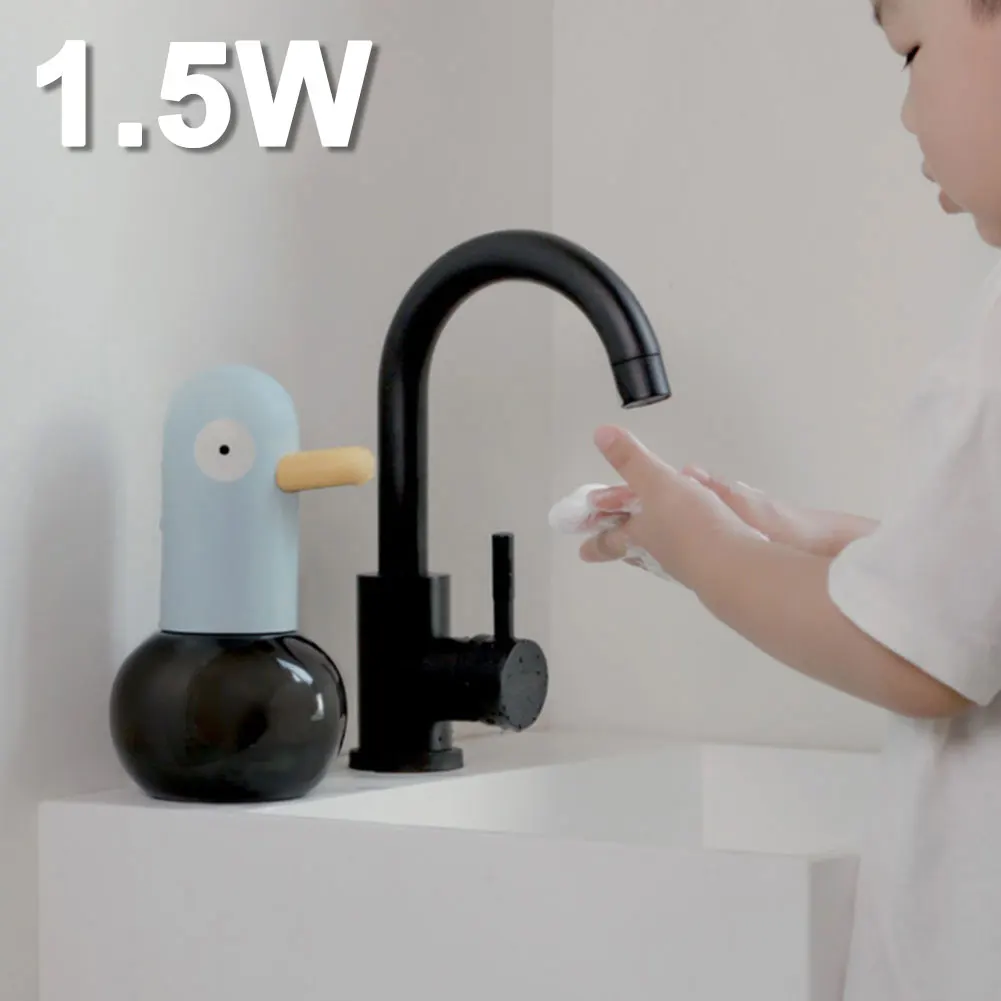 Cute Duck Dish Soap Dispenser Touchless Electric Soap Dispenser Rechargeable Hands Free Auto Soap Dispenser for Kitchen Bathroom