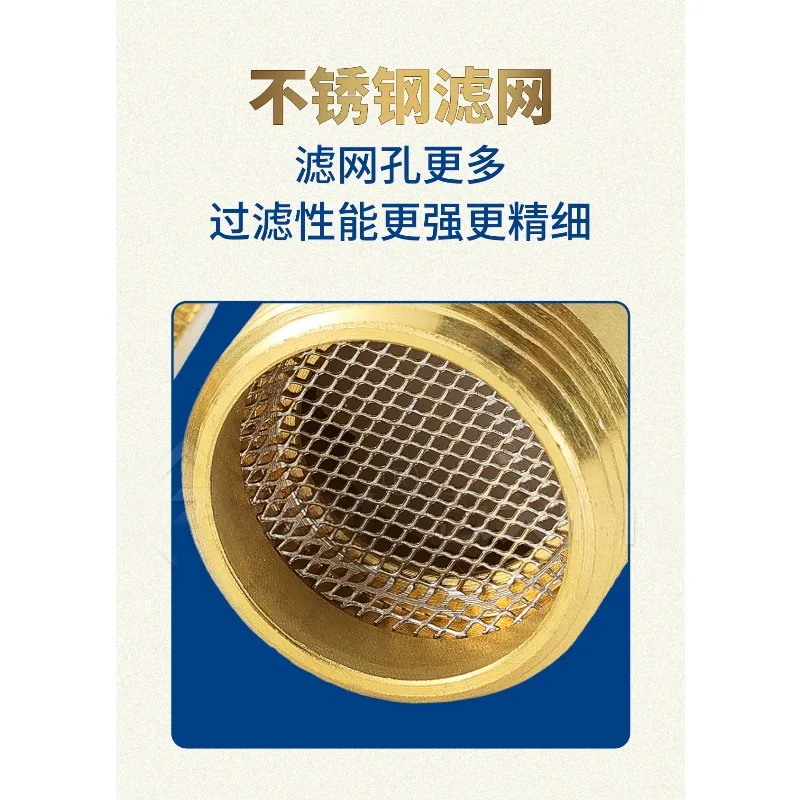 Brass Automatic Air Vent Valve Heating Bleed Valve Water Pipeline HVAC Air Release Valve 1/2