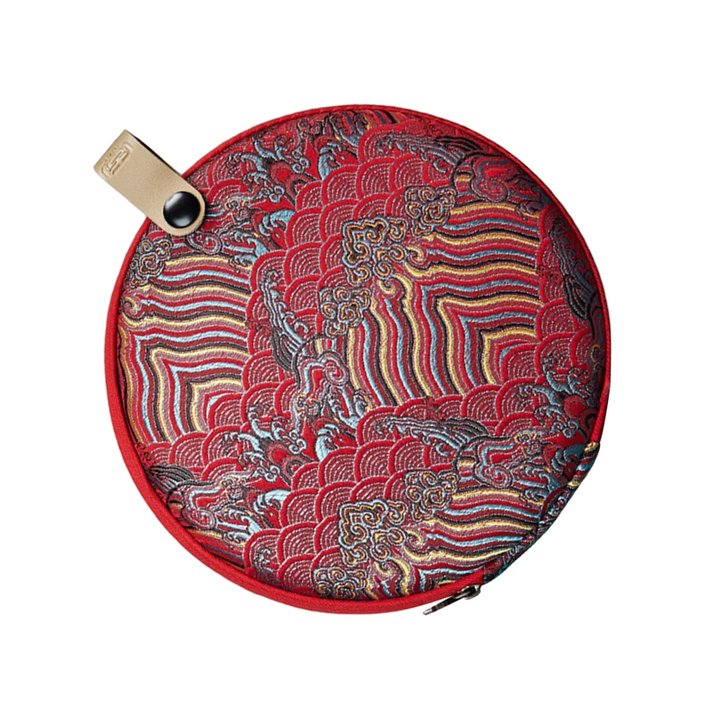 Saco de armazenamento bolo de chá sacos de embalagem de viagem tubulação de pano no peito e bicos suporte de folha