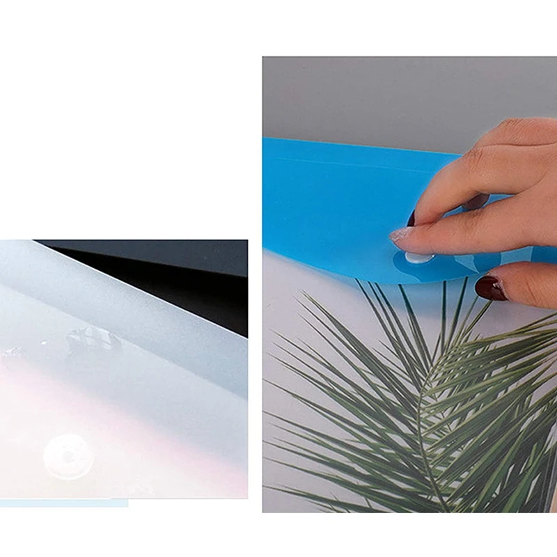 Пластиковые бумажники A4 с перфорацией, 12 упаковок, бумажники для бумаг A4, пластиковые бумажники для документов с карманом