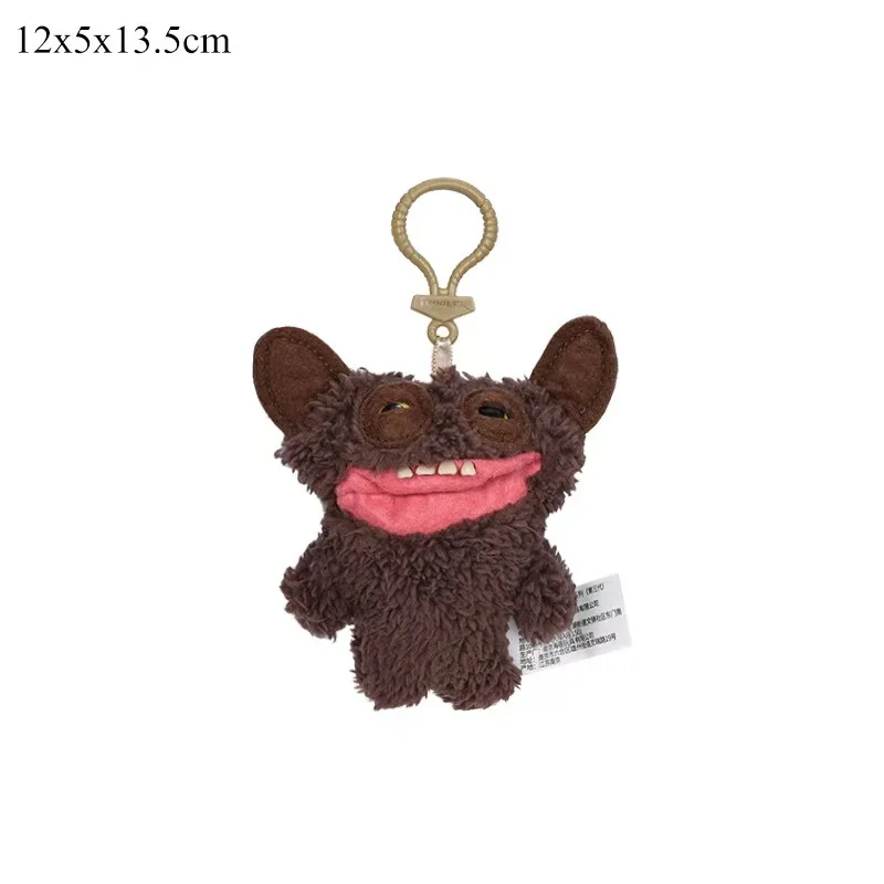 @Fu-ggler Plush Keyrings Funny Ugly Monster Cute Plush Backpacke Pendant Plush!