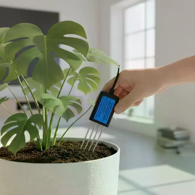 

Soil Sensor Moisture Temperature Humidity EC PH NPK 4-20mA 0-5V RS485 Modbus High Precision Agriculture Soil Tester