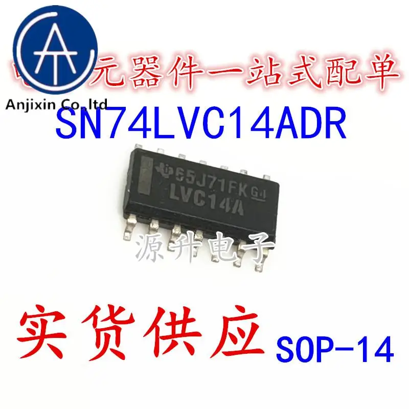 20PCS 100% orginal new SN74LVC14ADR Silkscreen LVC14A Hexagonal Schmitt Trigger Inverter SOP-14