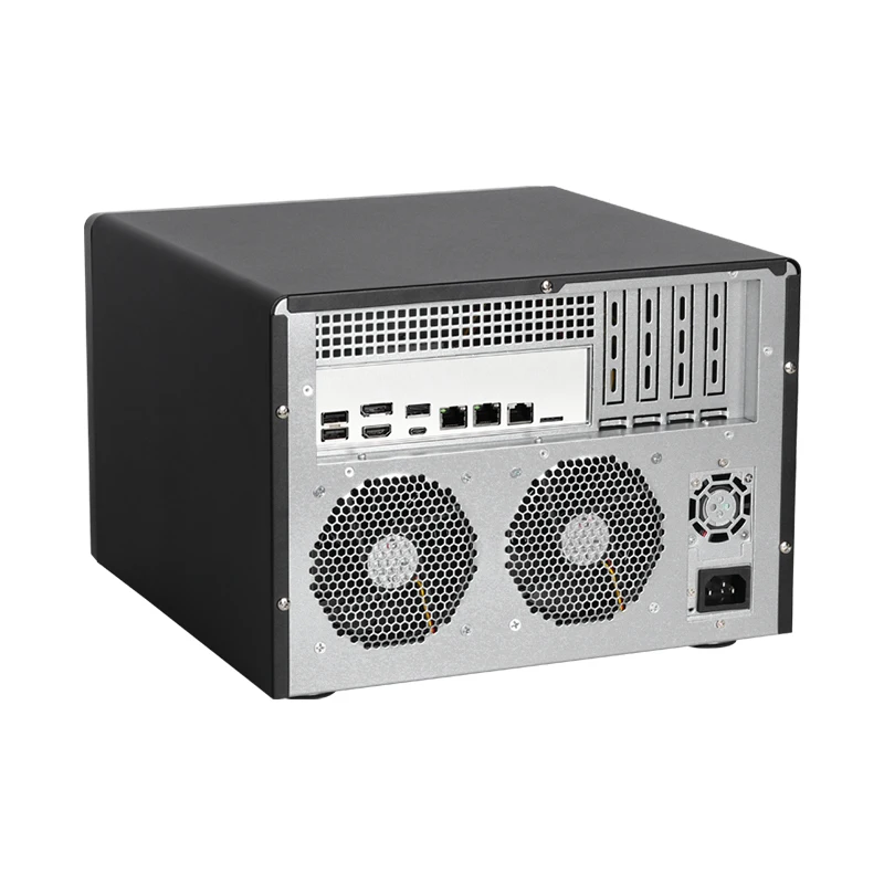 NAS 미니 PC 인텔 N150 4/6/8베이 2.5/3.5인치 HDD DDR5 RAM M.2 NVMe SSD 3x 이더넷 타입-C TF 카드 슬롯 윈도우10/11 NAS OS