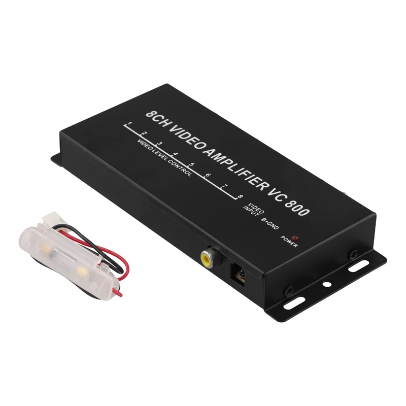 DC12V Car Auto 1 To 8 Output Video Signal Spliter Amplifier For DVD/LCD/TV Video Spliter MX1322