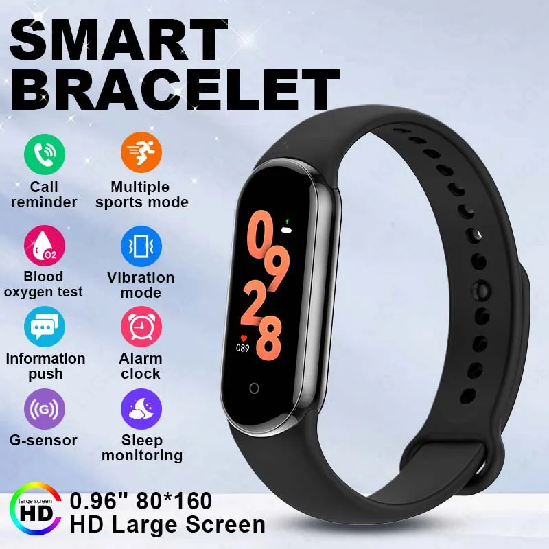 

LIGE Heart Rate Blood Pressure Monitor Fitness Smart Bracelet Men Women Sports Smart Watch Waterproof Multi-function Band 2026