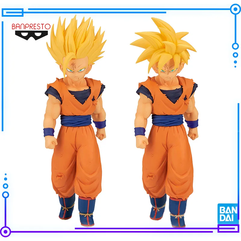 

Bandai Original Genuine BANPRESTO Dragon Ball Z Son Gohan SSJ Solid Edge Works The Departure Vol.12 16cm Model Toy Figures Gifts