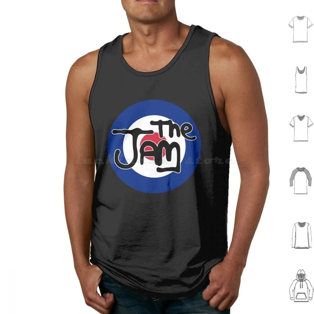 Mod Target V2 Tank Tops Vest Sleeveless The Mods British United Kingdom English Union Jack Mods And Rockers British