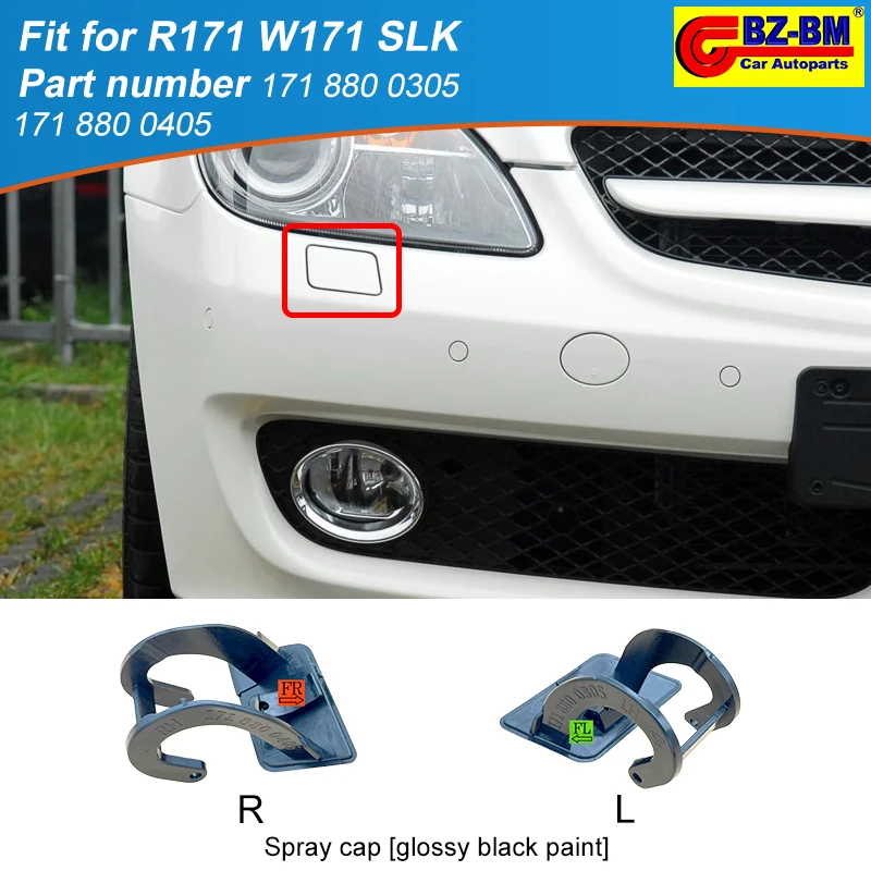 

Передний бампер, крышки омывателя фар для Mercedes Benz R171 W171 SLK OEM 1718800305 1718800405