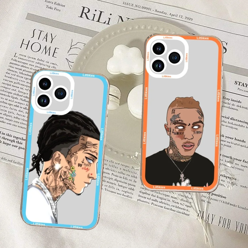 Lil Skies Rapper Music Star Phone Case For Samsung S20 S21 S22 S23 ULTRA PLUS LITE Transparent Shell