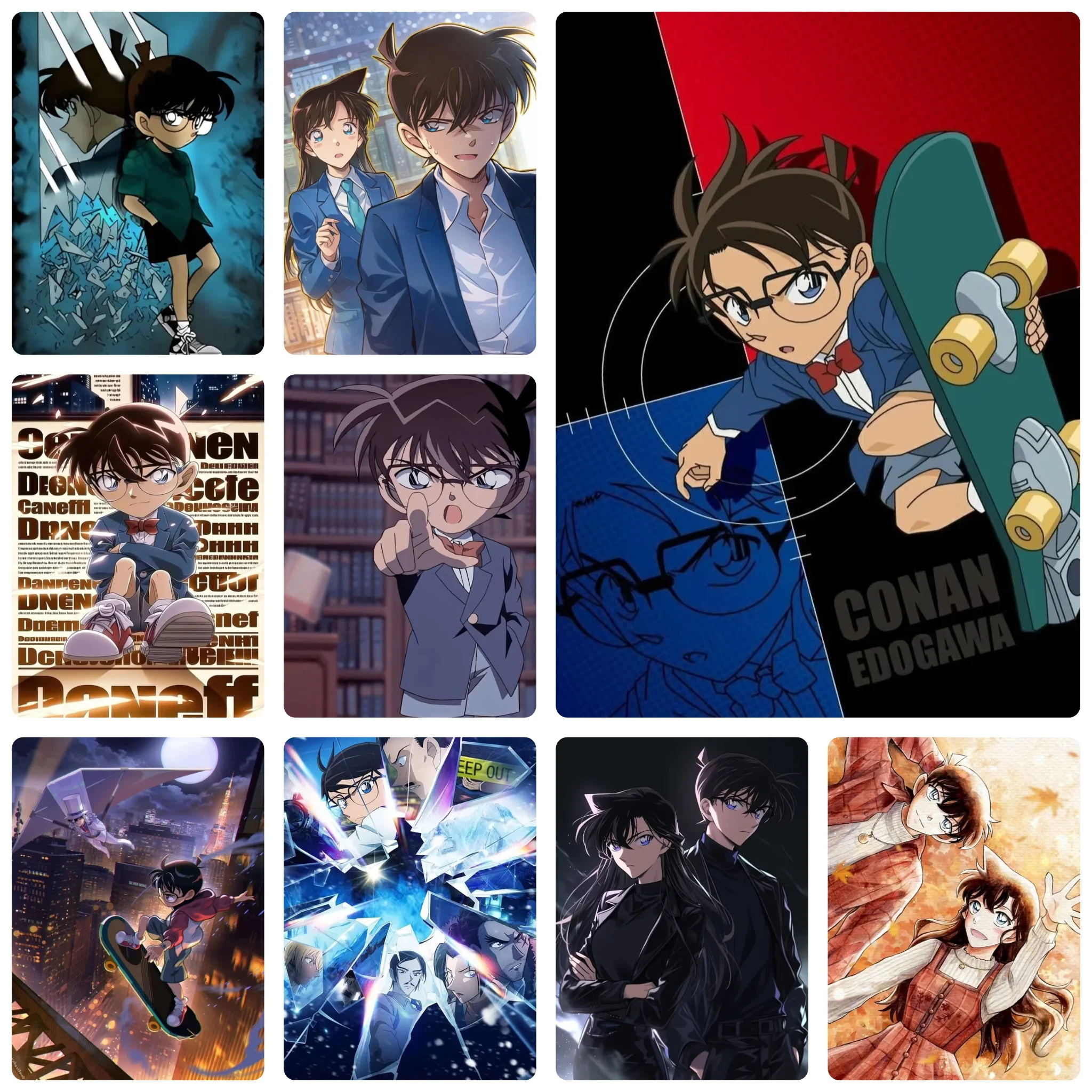 500/1000/1200/2000PCS Puzzle Detective Conan Shinichi Ran Edogawa Conan Jigsaw Home Decor Family Interactive Gift Holiday Gifts
