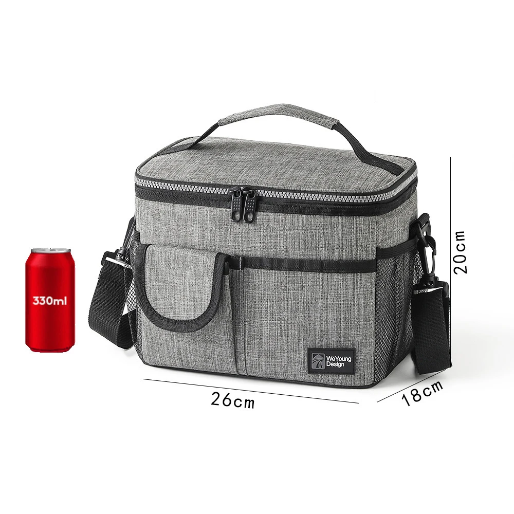 

Large Capacity Oxford Thermal Insulation Bag Commute Bento Storage Lunch Bag Portable Waterproof Beverage Thermal Cooler Bag