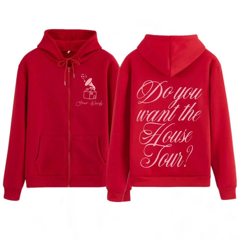 Sabrina Carpenter House Tour 2025 Print Hoodie Men's Casual Sweatshirt