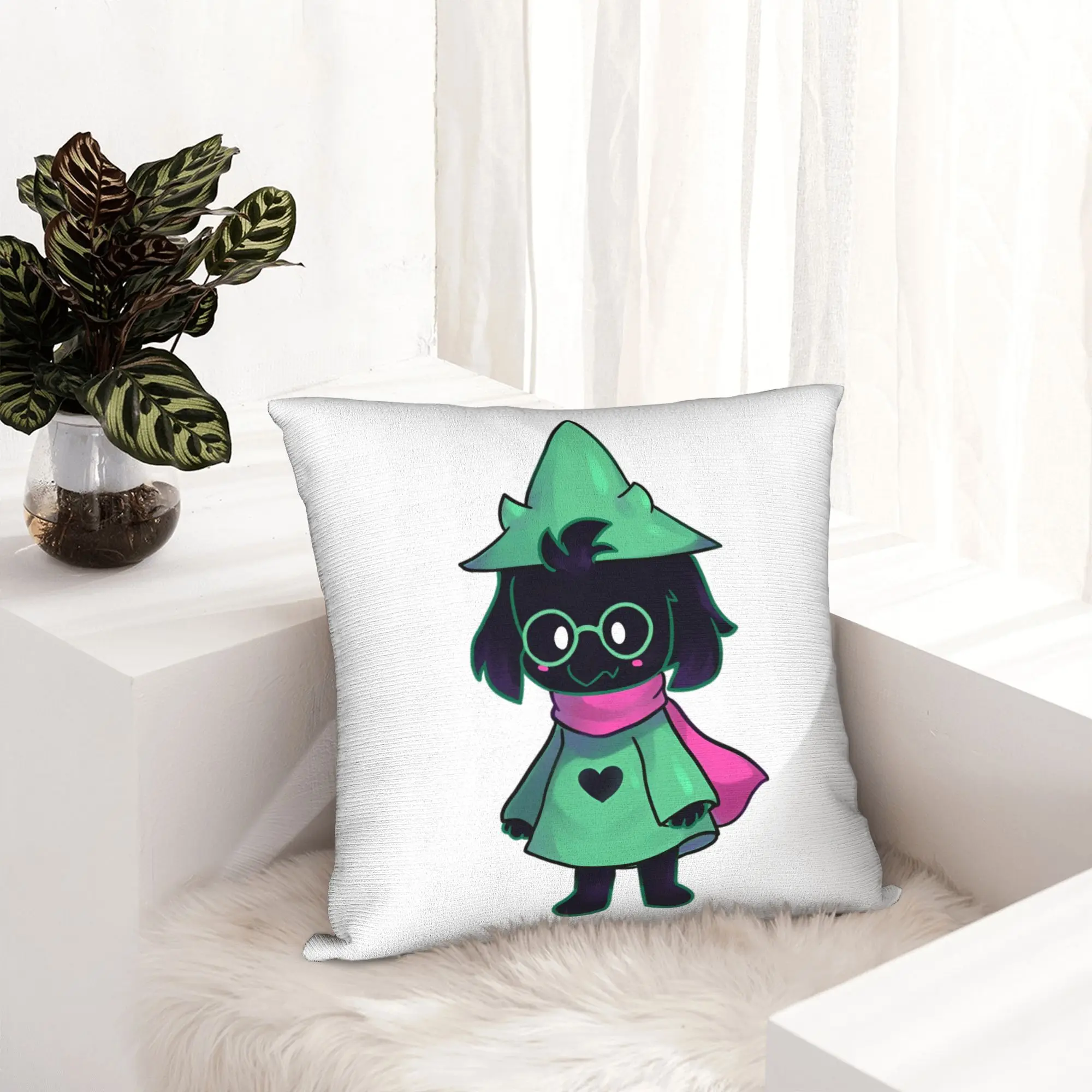 Deltarunes Kris Ralsei Susie Pillowcase Soft Cushion Cover Decorative  Pillow Case Cover Home Zipper