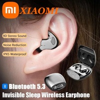 Xiaomi Sleep Invisible Earphones Ipx5 Waterproof Noise Cancel Wireless Bluetooth With Microphone For Iphone Huawei Samsung New