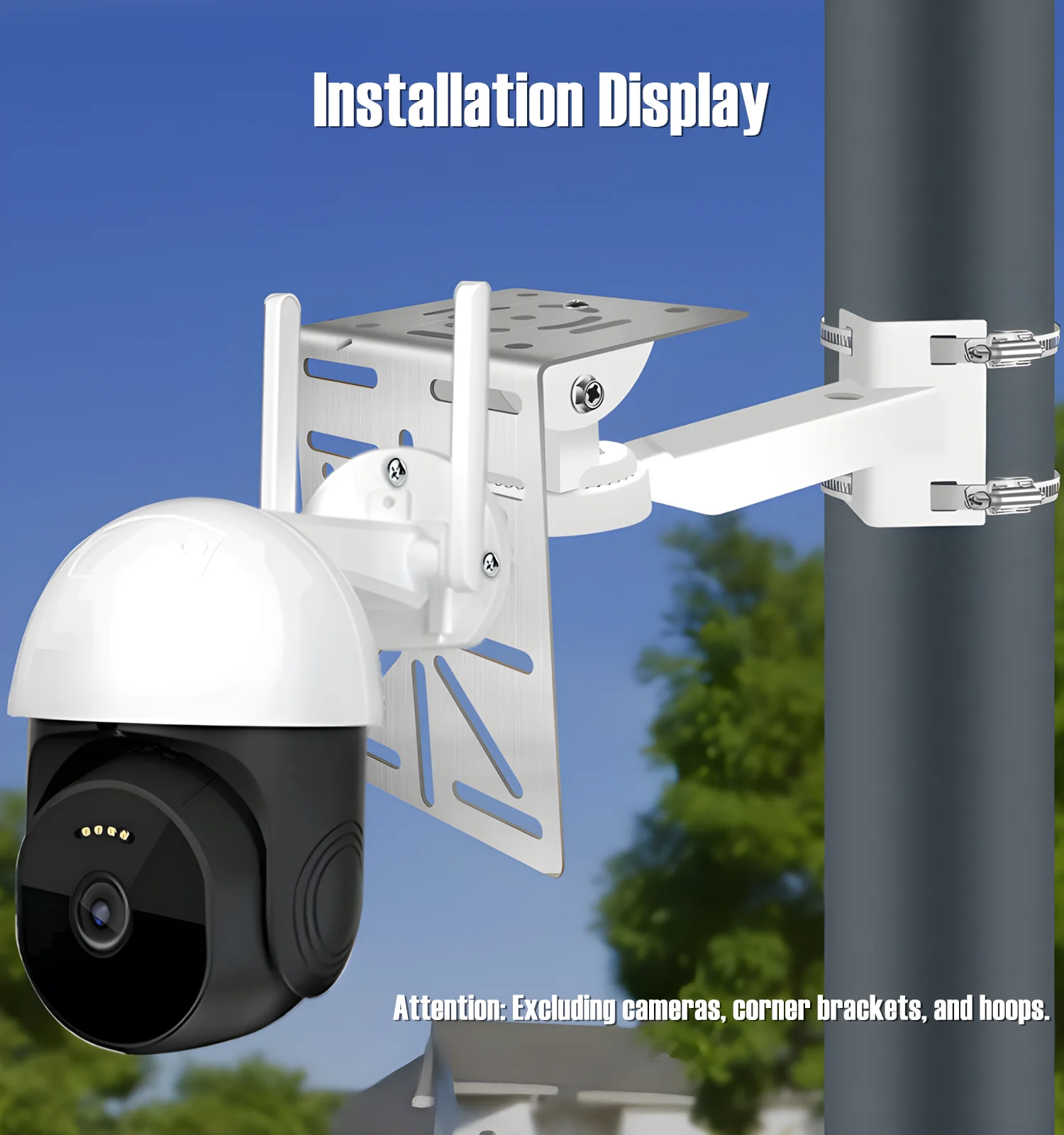 Kamera-Zusatzhalterung, Edelstahl, Universal-Adapterplatine, multifunktionale Adapterplatine für CCTV, PTZ-Kameras, Speed Dome