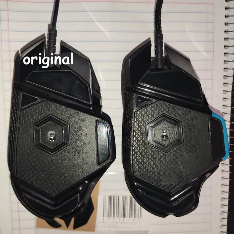 Mouse Skates Pads 1Set Black Rounded Curved Edges Mouse Feet Stickers Replacement for  G502 Mouse DropShipping