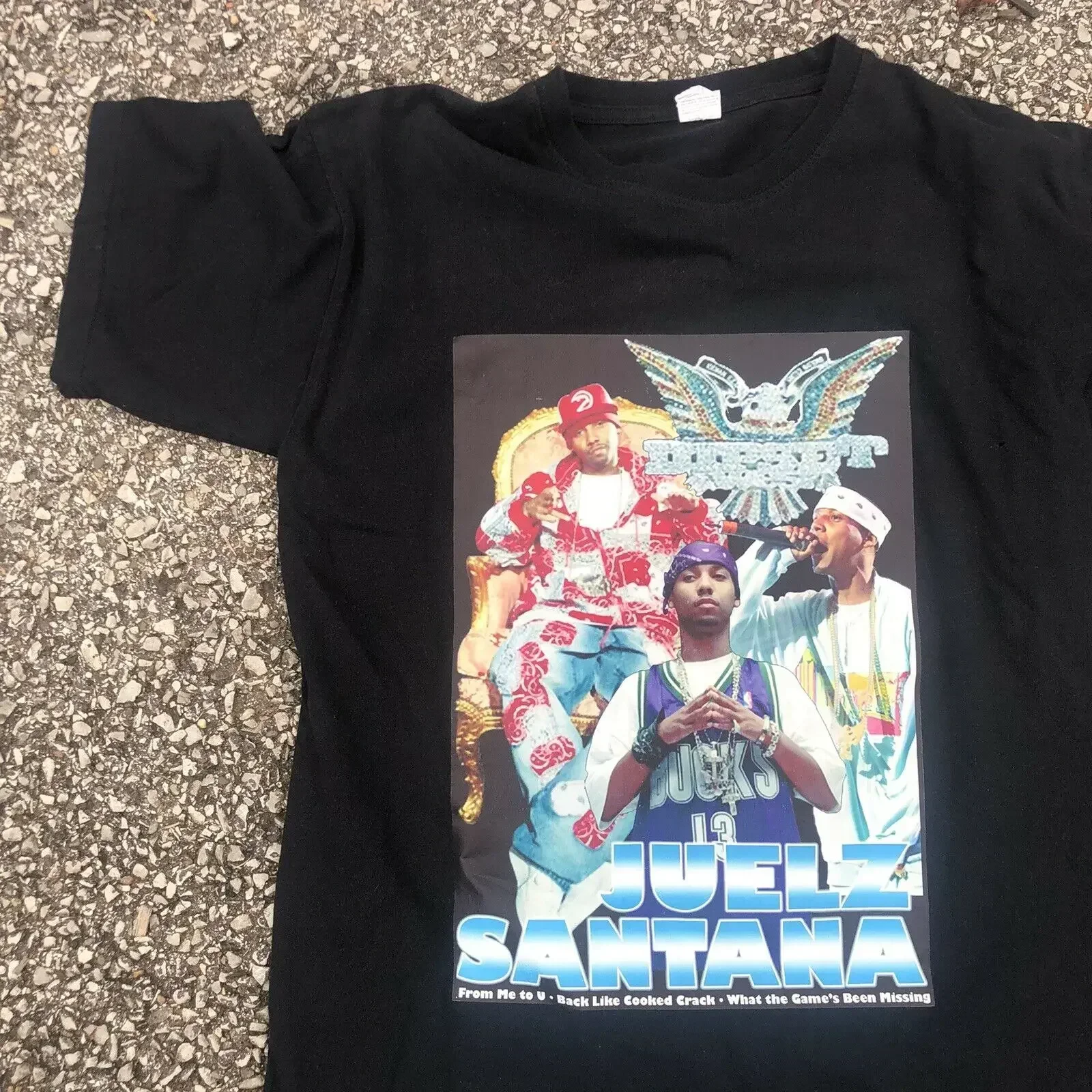 Vintage Dipest Juelz Santana Rap T Shirt Hip Hop Size Medium