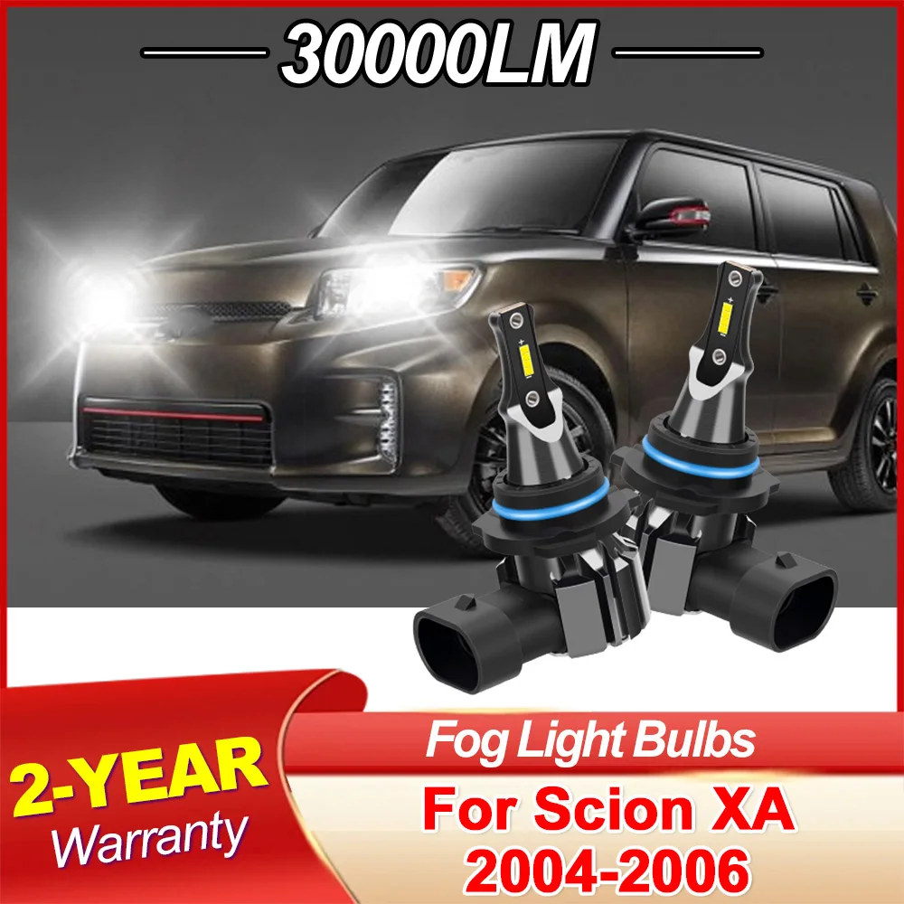 

For Scion XA 2004-2006 Fog Lights 9006 HB4 High Quality 12V 30000LM Super Brights 6000K White 12V Plug And Play Fog Lamp