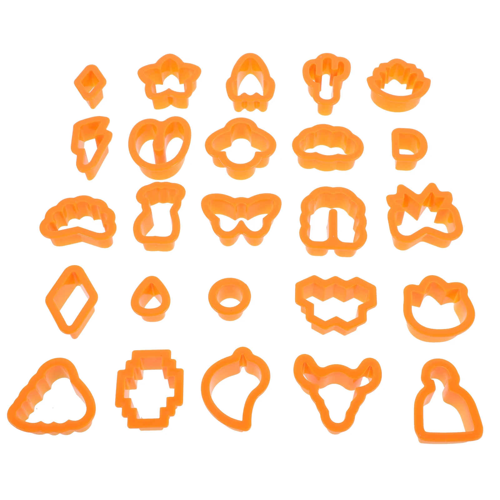 

25 Pcs Earring Making Mold Earrings Kit Clay Leaf Shape Supplies Diy Plastic Tool