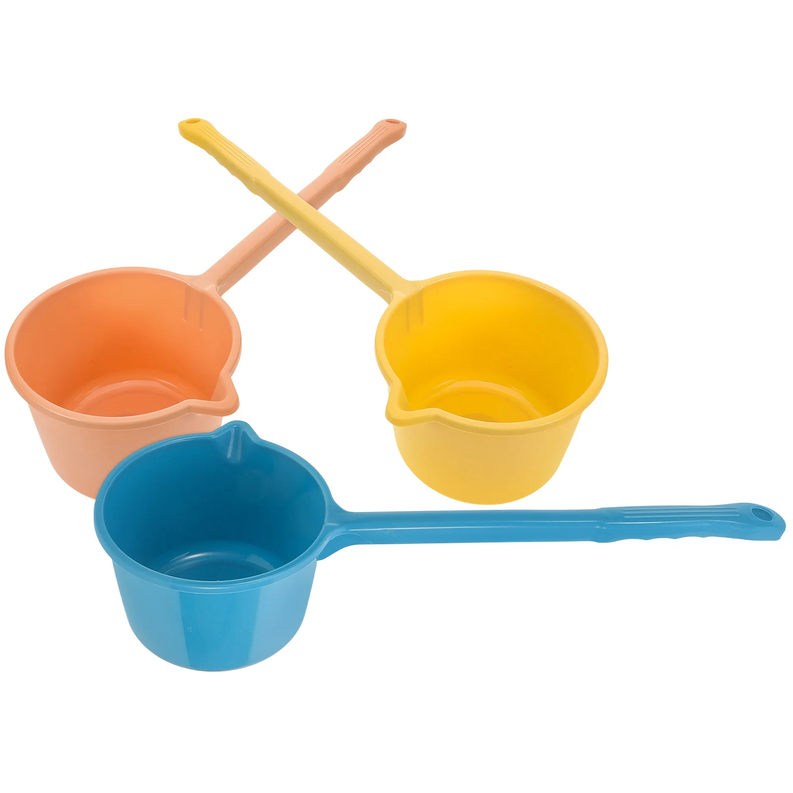 

3 Pcs Kitchen Water Ladles Bath Shampoo Spoon Scoop Cup for Bathroom Pp Watering